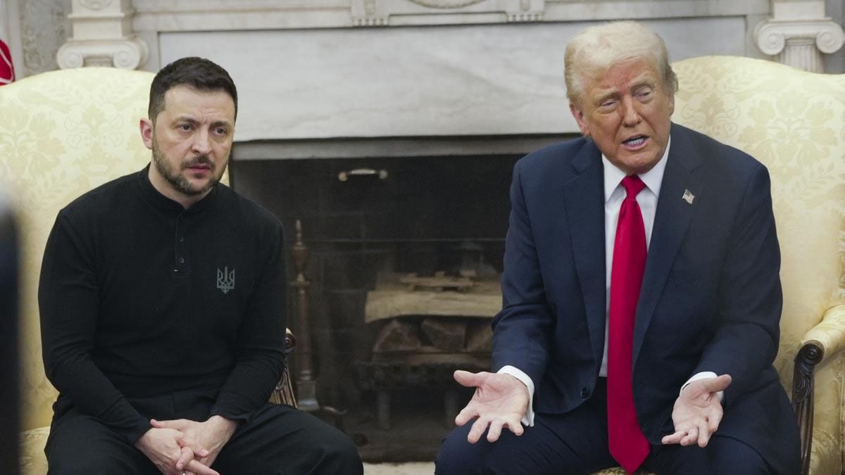 Donald Trump maltrató en la Casa Blanca a Volodimir Zelensky