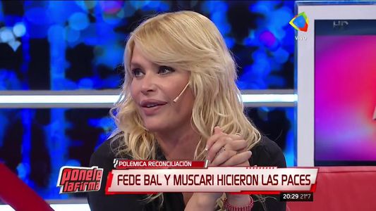 Nazarena negó haberle dedicado el tuit a Muscari, pero reconoció estar enojada con él