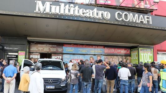 Las fotos del último adiós a Enrique Pinti