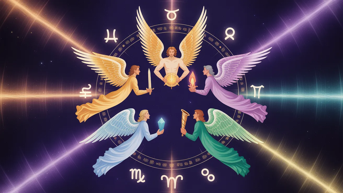 La energía espiritual gana protagonismo en el cierre de abril. Foto: Astrología y Arcángeles.