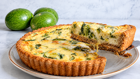 Tarta de zapallitos con masa integral: la receta casera, fácil, sana y deliciosa