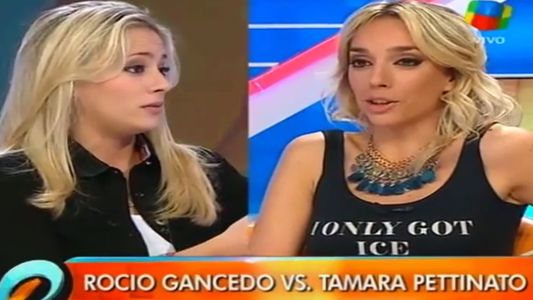 Feroz pelea al aire entre Tamara Pettinato y Rocío Gancedo