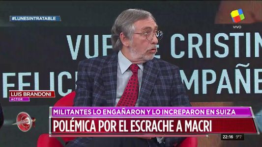 Brandoni se enojó con Doman en Intratables: ¿Para qué me preguntás?