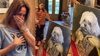 La emoción de Vero Lozano al recibir una sorpresa de cumpleaños de Corcho Rodríguez y de su hija Antonia