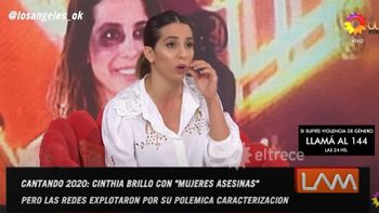 Cinthia Fernández respondió a las críticas por aparecer como mujer golpeada: Lo hice con respeto