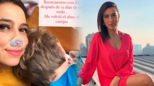 Roxy Vázquez se curó del coronavirus y se reencontró con su hijo