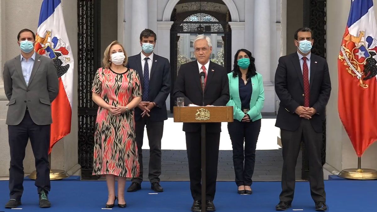 Sebastián Piñera, el presidente con peor imagen de la democracia chilena (Foto: Cuenta de twitter de la Casa de la Moneda)