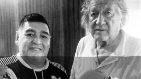 Diego Maradona y su adiós al Trinche Carlovich: Con tu humildad nos bailaste a todos
