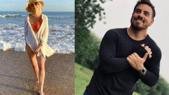 Fede Bal a los mimos con Sofía Aldrey en las playas de Mar del Plata