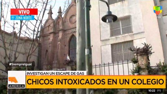 Cuatro nenes intoxicados con monóxido de carbono en un colegio en Martínez