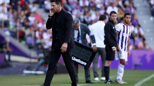 El Atlético del Cholo Simeone tan solo empató con Valladolid y no pudo acortar distancia con Real Madrid, el líder
