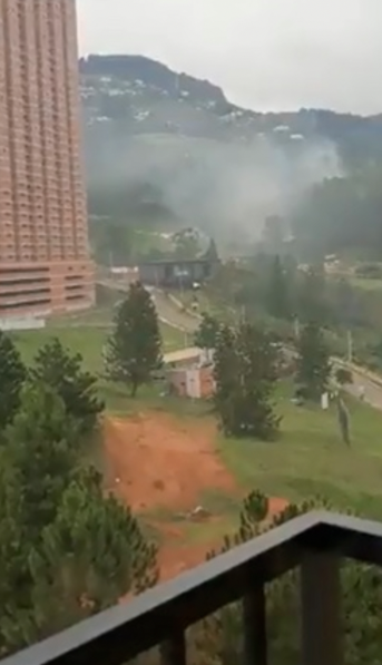 Un barrio termina drogado por la quema de 1.6 mil kilos de marihuana en un batallón policial en Colombia