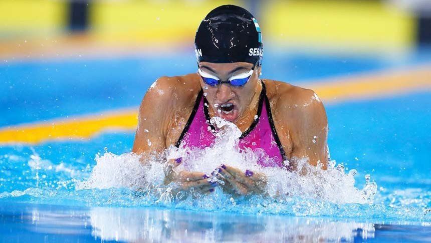Lima 2019: Julia Sebastián ganó la medalla de plata en 100 metros pecho y sacó pasaje olímpico a Tokio 2020