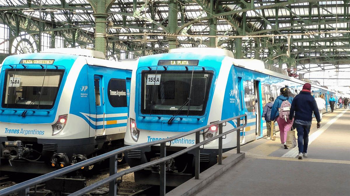 El sábado no habrá trenes en el área metropolitana de Buenos Aires.