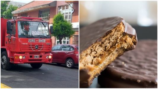 Se incendió la fábrica de una histórica marca de alfajores argentinos