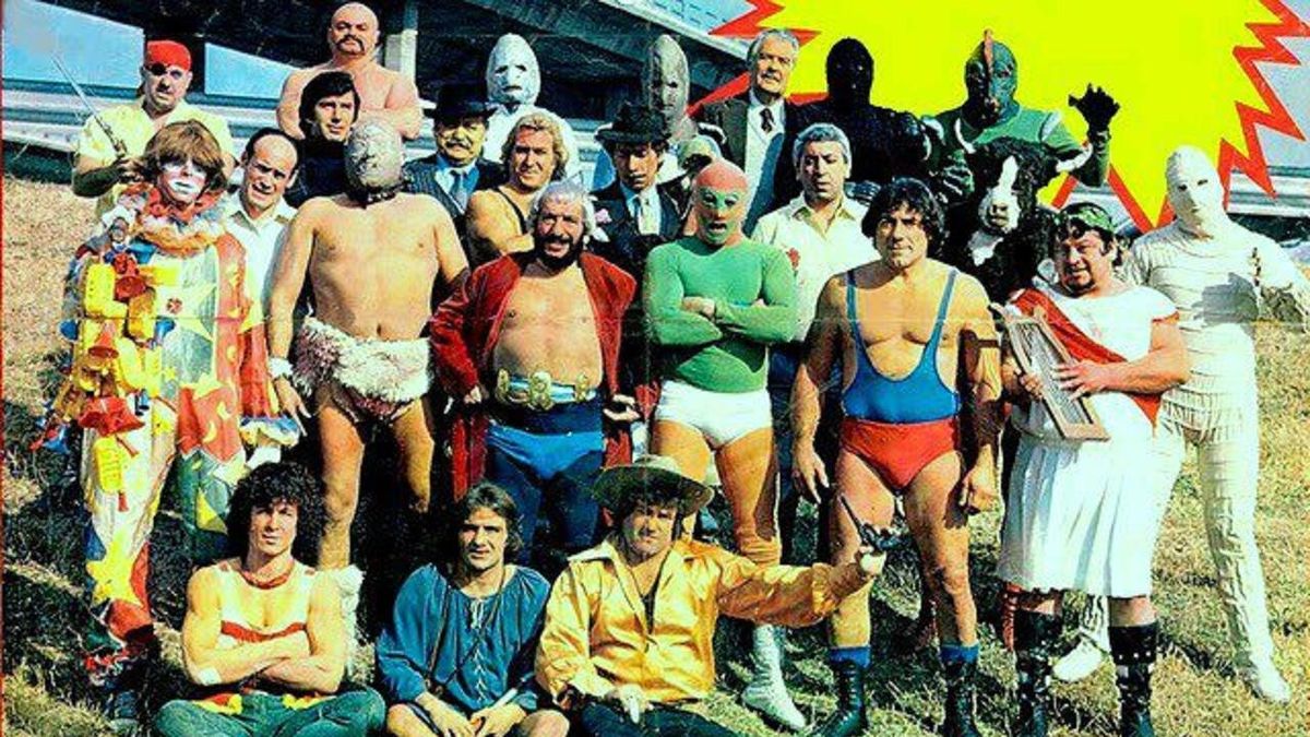 Martín Karadagian y los Titanes en el Ring.&nbsp;