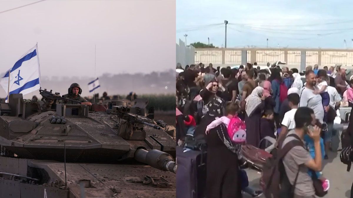 Israel con luz verde para ingresar a Gaza. En La franja aúmanitaria. (Foto: A24.com)
