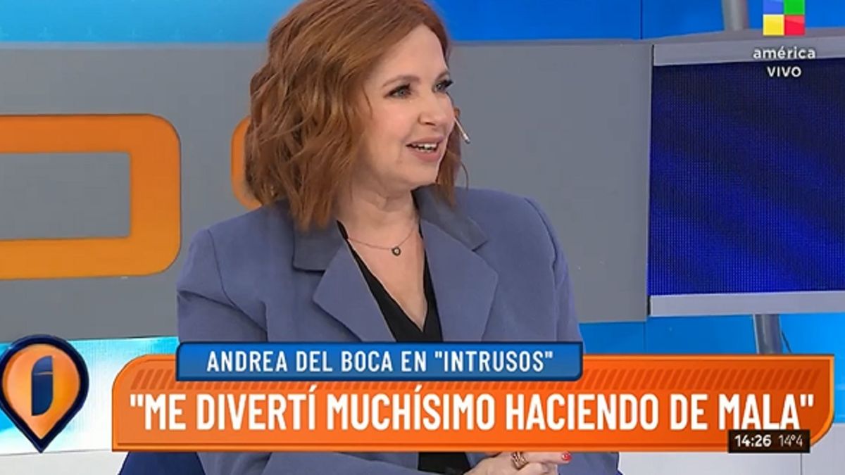Andrea del Boca repasó su extensa carrera en Intrusos