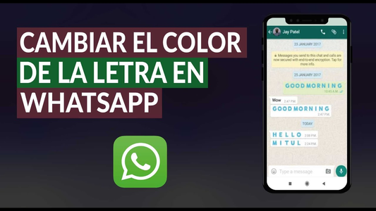 Dale vida a tus chats de WhatsApp con este truco para escribir con letras de colores