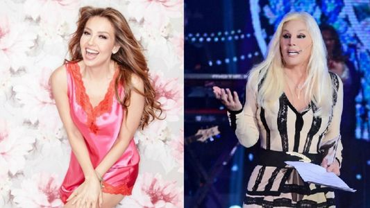 Thalía estaba mirando a Susana ¡y le escribió!