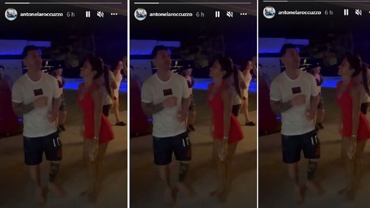 El baile navideño de Lionel Messi y Antonela Roccuzzo