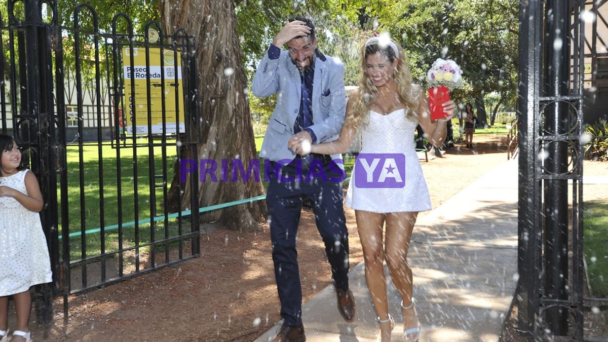 La boda de Flavio Azzaro y Sol Nobile (Fotos DAB)