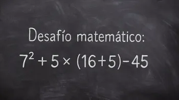 Desafío matemático: ¿cuánto tiempo tardás en resolverlo?