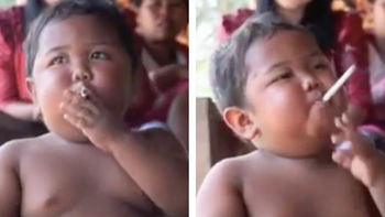 Cómo está hoy Ardi, el niño que fumaba 40 cigarrillos por día