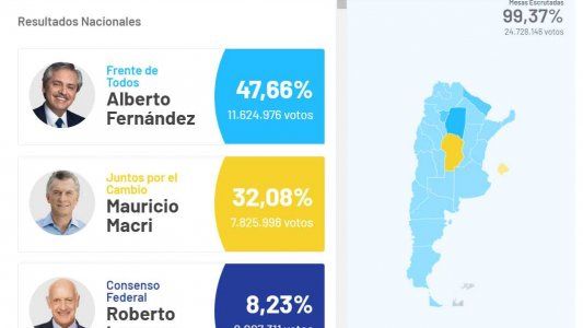 Mapa interactivo: cómo se votó en cada provincia y quiénes ganaron en diputados y senadores
