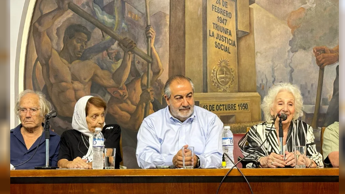 La CGT representada por Héctor Daer anunció su participación en la marcha del 24 de marzo. También estuvieron presentes Estela de Carlotto