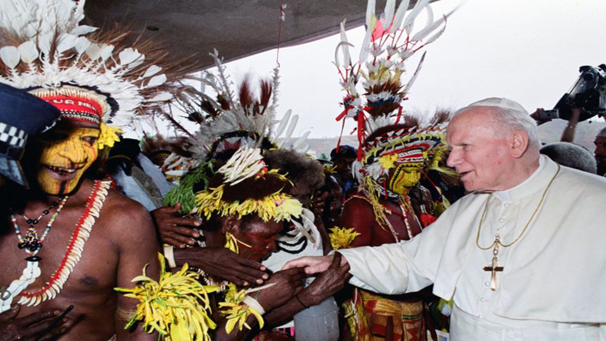 San juan Pablo II estuvo en los lugares que ahora visita Francisco. (Foto: Gentileza REL)