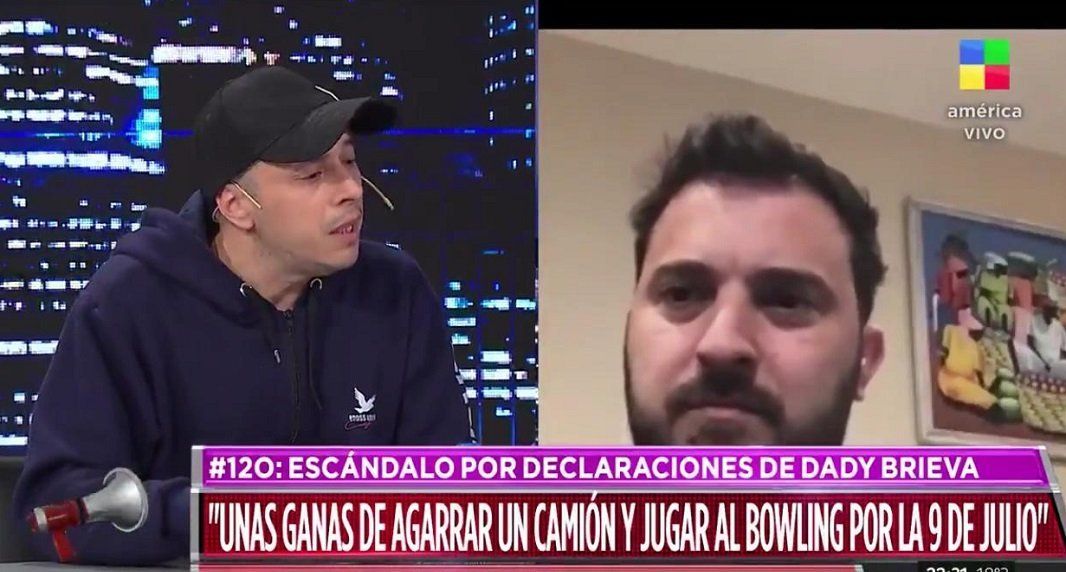 Tenso cruce entre El Dipy y Brancatelli por Dady Brieva en Intratables