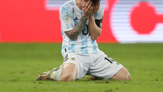 El momento en que Argentina se consagró campeona de la Copa América
