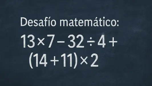 Desafío matemático: muy pocos lo resuelven antes de los 10 segundos