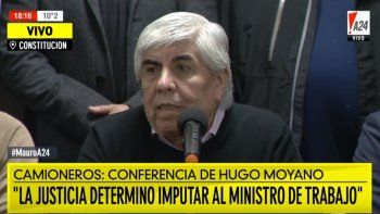 Moyano celebró el levantamiento de la multa contra Camioneros y dijo que le recordó la lucha contra los fondos buitre
