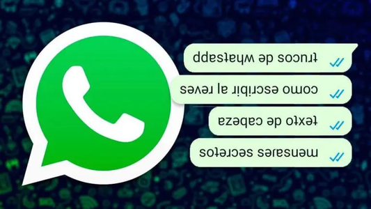 Cómo escribir al revés en WhatsApp