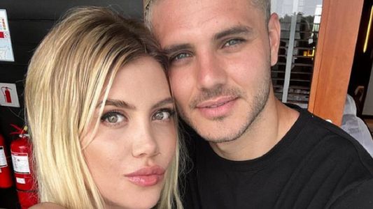 Wanda Nara y Mauro Icardi: mensaje romántico y fotos casi a los besos