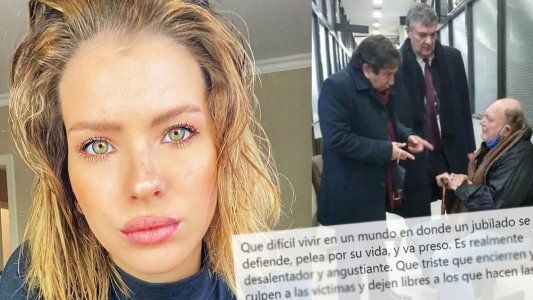 El durísimo mensaje de la China Suárez por el caso del jubilado detenido por matar un ladrón que entró a robar a su casa