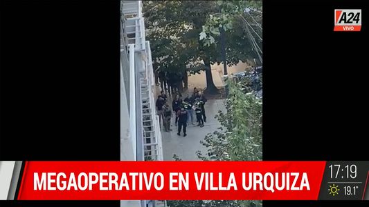 Robo, toma de rehenes y máxima tensión en Villa Urquiza: dos delincuentes están atrincherados con una mujer