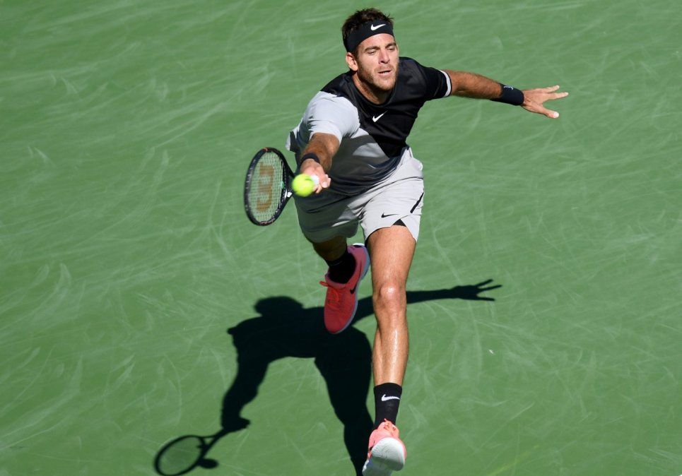 Juan Martín del Potro le ganó a Milos Raonic y está en la final de Indian Wells: definirá ante Roger Federer