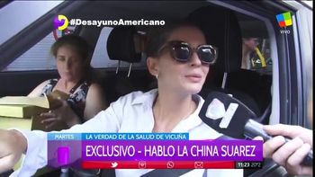 La China Suárez habló de la salud de Benjamín Vicuña y apareció el nombre de Pampita