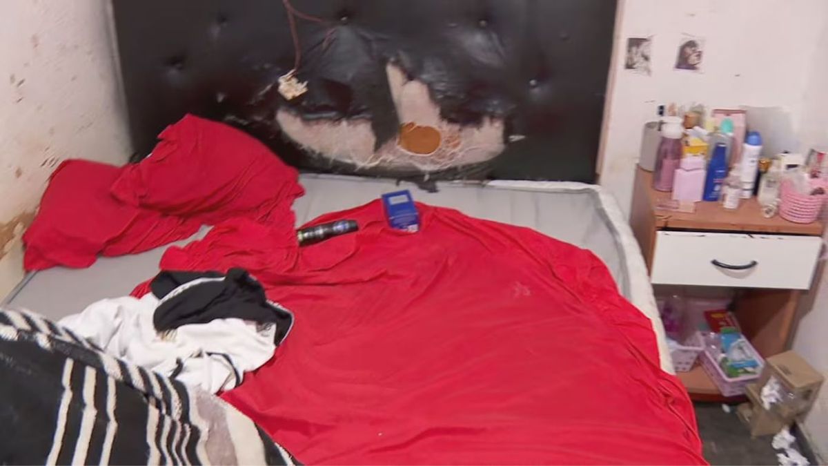 La habitaci&oacute;n intacta: la madre de Morena abri&oacute; su casa y mostr&oacute; c&oacute;mo viv&iacute;a antes del triple crimen. (Foto: gentileza Telenoche)