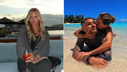 El picante video de Ekaterina tras el escándalo con Mauro Icardi y la China Suárez: Mejor te doy un beso