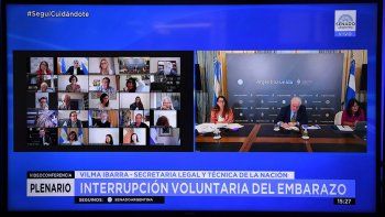 Cruces durante el debate por el aborto en  Senado: Mayans protestó por el tratamiento exprés