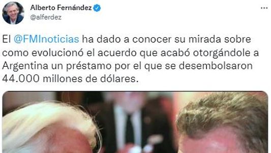 Alberto Fernández: La deuda otorgada por el FMI tuvo un indudable propósito político