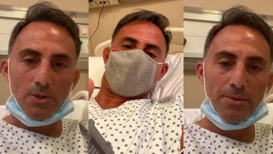 Diego Latorre fue internado por un cuadro de neumonía leve y fiebre alta tras su contagio de Covid-19
