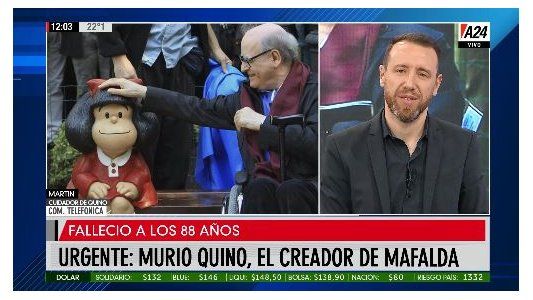 El cuidador de Quino contó cómo fueron sus últimos momentos juntos