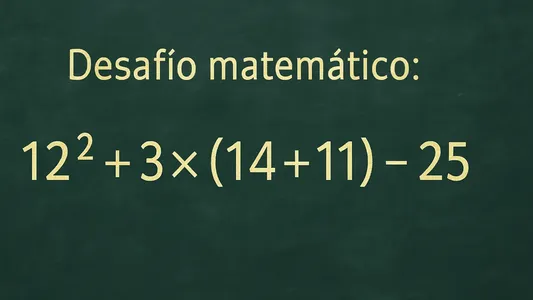 Desafío matemático: ¿en cuánto tiempo lo podés resolver?