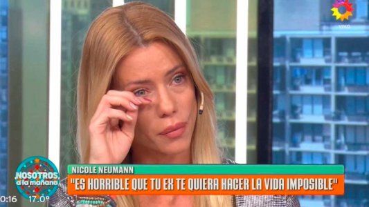 Nicole Neumann llanto y crisis en vivo: “No entiendo que alguien se levante todos los días queriéndote hacer la vida imposible”