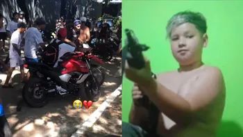 Caravana y bocinazos: cómo fue la despedida del nene de 12 años que murió en un enfrentamiento con la Policía